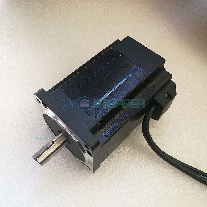 OUKEDA Bürstenloser Gleichstrommotor BLDC-Motor, 270 Ncm, 850W, 24V, 3500 U/min, 3-Phasen, Ø86 mm mit Keilnut
